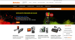 Desktop Screenshot of es.autonics.com